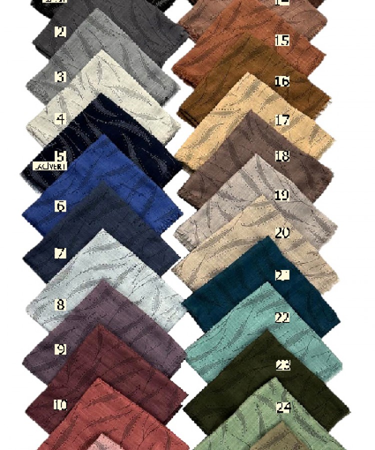 Pigment Baskı Flamlı Eşarp V-5092