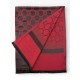 Çift Taraflı Viskon Şal S-3022-04 BORDO