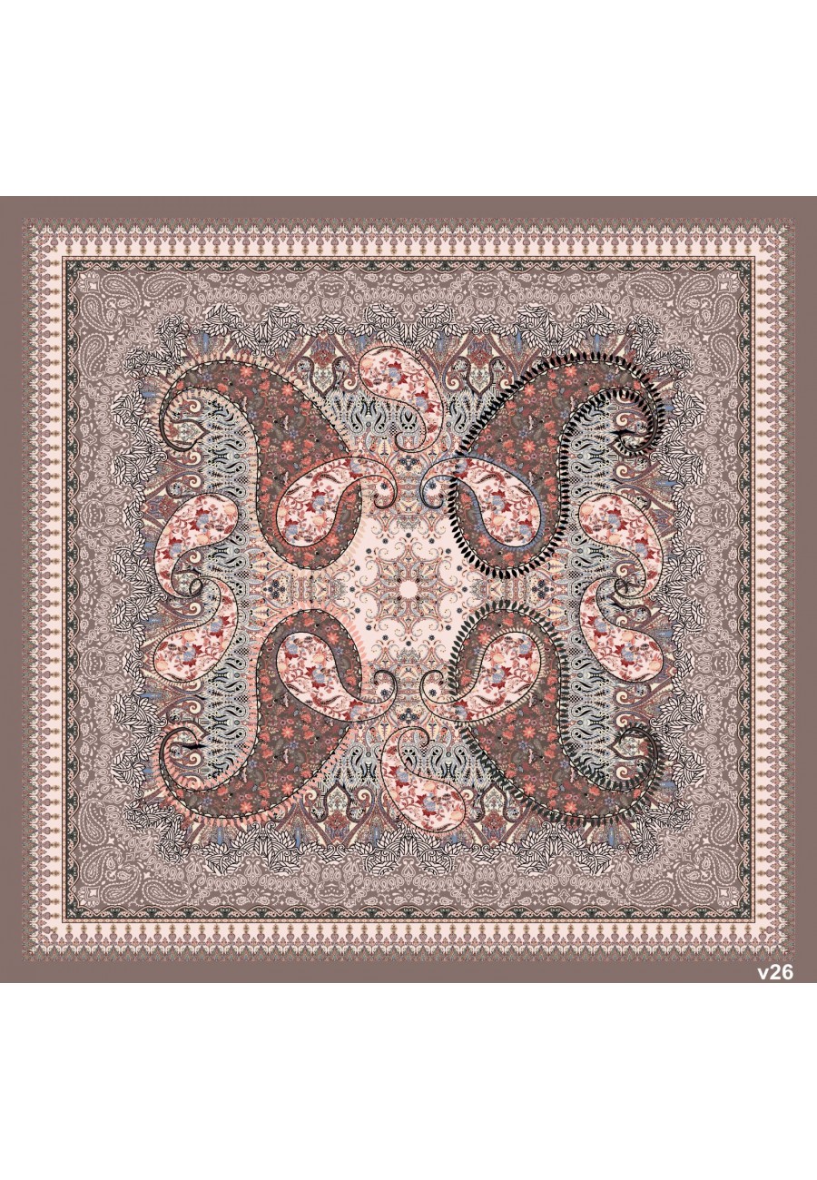 Dijital Soft Eşarp V-5563-09