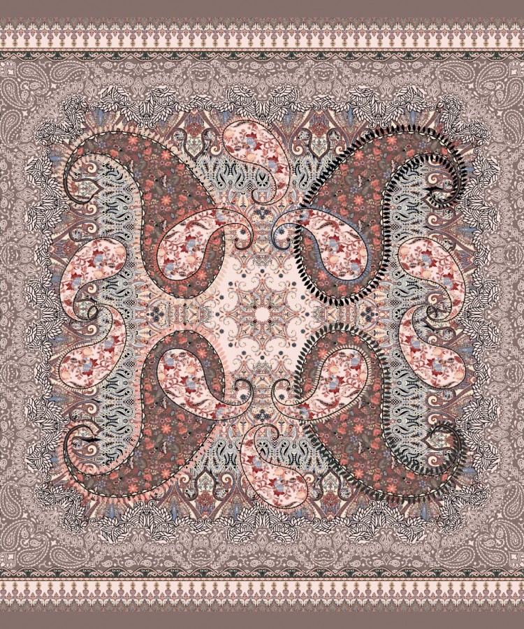 Dijital Soft Eşarp V-5563-09